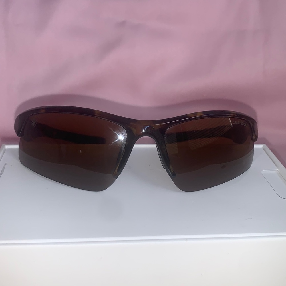 Women, SunDog sport sunglasses, Tortoise